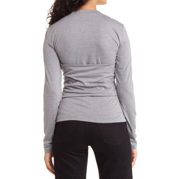 New VERO MODA ~ Nelly Ruched Knit Top Size S ~ FALL Viscose blend - Picture 2 of 9